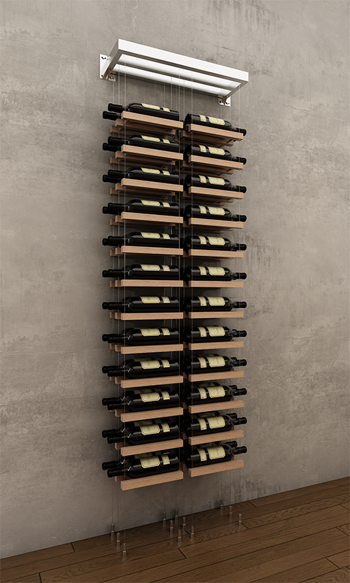 BUOYANT® Metal & Wood Wine Rack