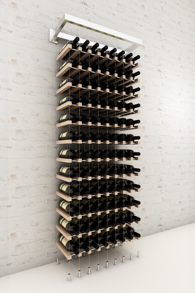 Vertical oak wine cheap rack